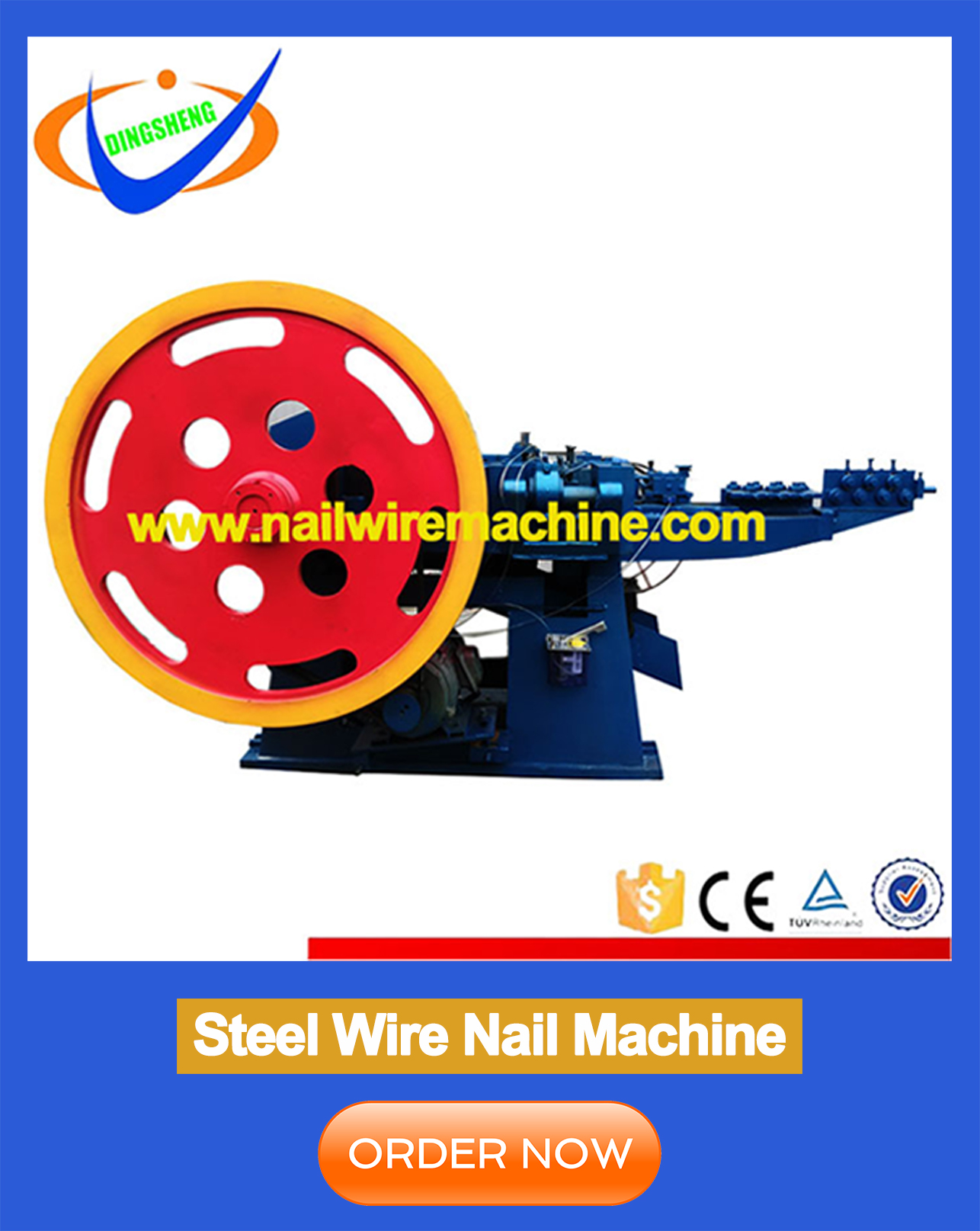 Automatic steel wire nail making machine Z94-1C