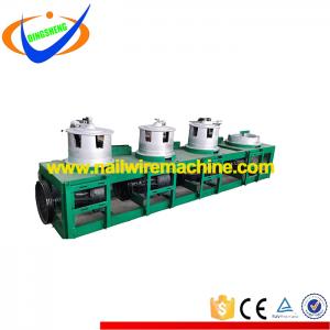 Pulley type wire drawing machine for nails making
