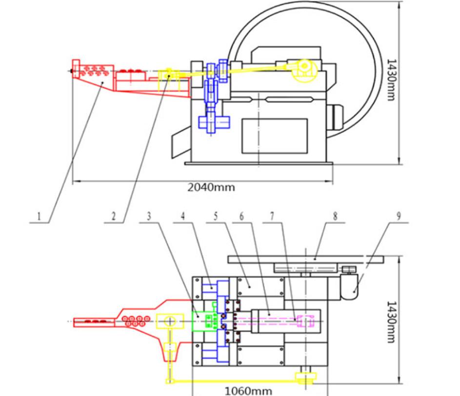 Turkey common wire nail making machine for 1-6 inch wire nails