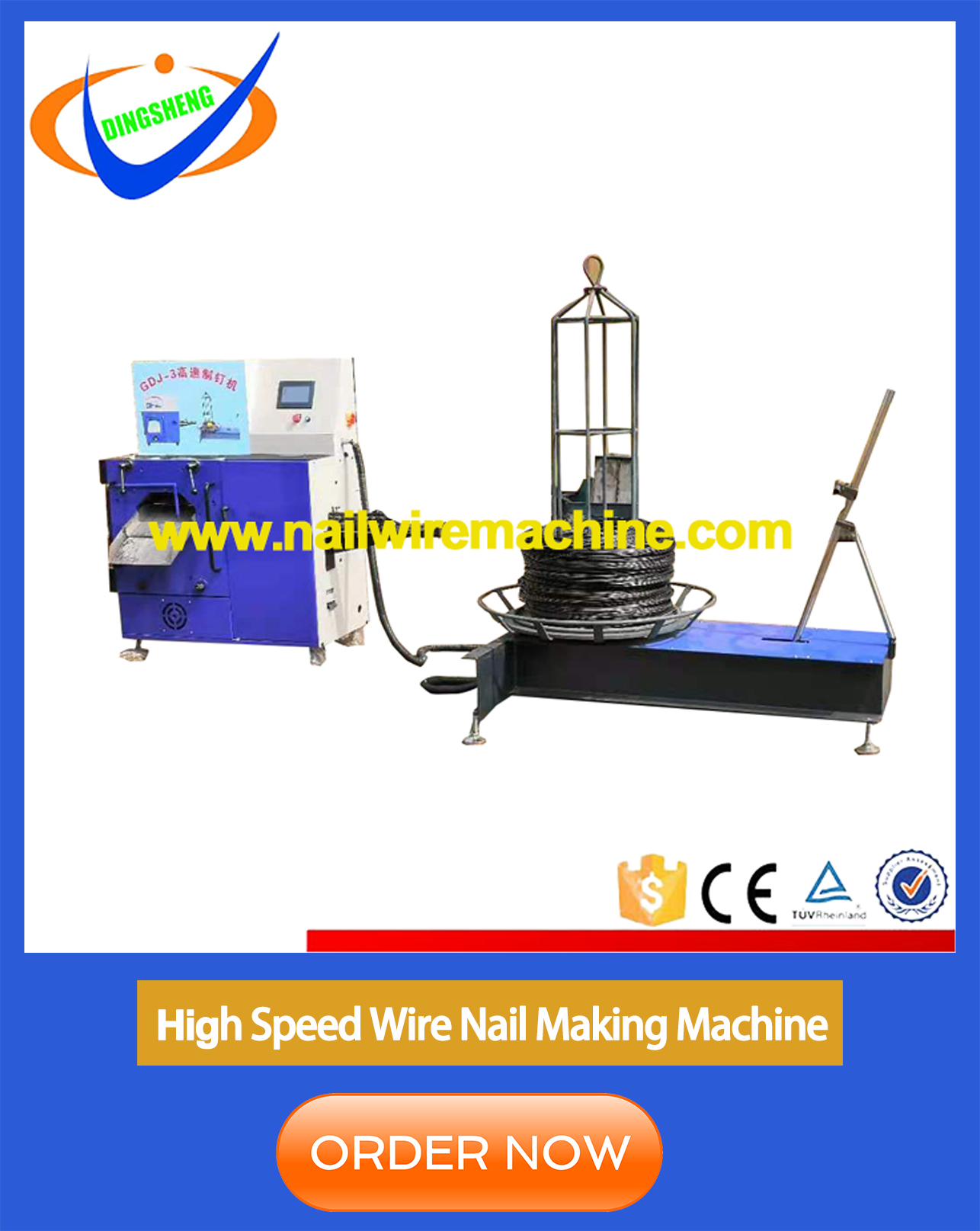 Cheap high speed automatic <a href=https://www.nailwiremachine.com/Automatic-steel-wire-nail-making-machine-Z94-1C-p.html target='_blank'><a href=https://www.nailwiremachine.com/Automatic-steel-wire-nail-making-machine-Z94-1C-p.html target='_blank'>steel wire nail machine</a></a> factory