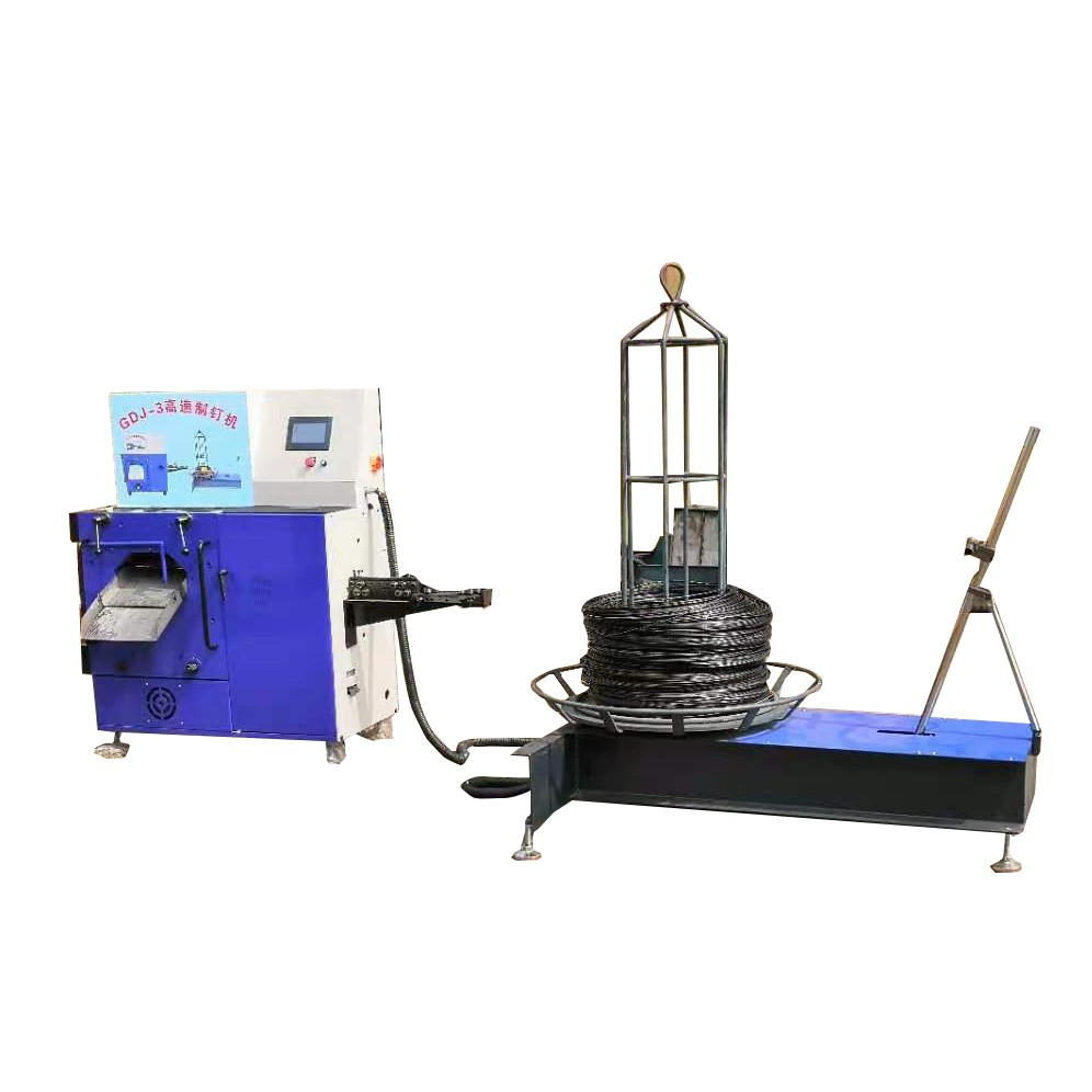 High speed concrete polishing automatic screws steel wire nail making machine factory